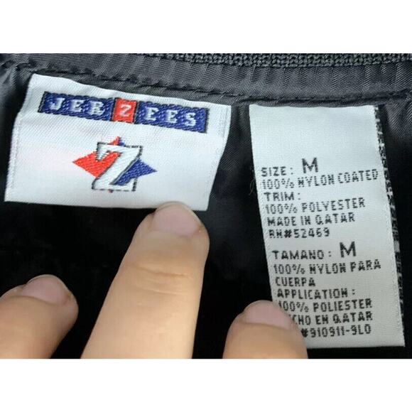 Jerzees Jacket Windbreaker Mens medium Black/maroon 1/2‎ Zip Golf Slicker - Picture 3 of 6